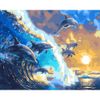 Опт-картина / Peinture par numéros 40x50 Sur la crête d'une vague