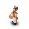 Фарфоровая мануфактура / Christmas tree toy "the musician with the horn" white