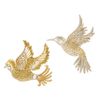 Kurts Adler / Đồ chơi cây thông Noel "Chim ruồi bằng ngọc trai", 13 cm