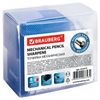 Sharpener mechanical BRAUBERG "RoboBlue", metal mechanism, black/blue