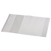 Cover PP für Lehrbuch und Notizbuch A4, universal, transparent, Klebekante, 80 µm, 300x500 mm