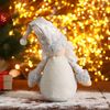 Зимнее волшебство / Soft toy "Santa Claus in a hat with circles-long legs"