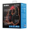 SVEN / Headphones with microphone (headset) AP-G988MV, wired, 1.2 m, with headband, black-red