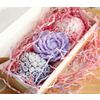 Set of handmade soap Delicate bouquet