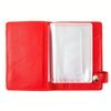 Cover avtodokumentov on the button with pockets "Documents Lada" red