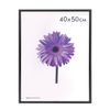 Premium frame 40x50 cm, plastic, baguette 13 mm, "Maria", black