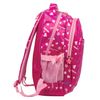 Backpack BRAUBERG youth, "Hearts", nylon, red, 31х12х45 cm