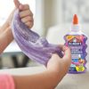 Glue for stationery Klimov sequined ELMERS "Glitter Glue", 177 ml, purple