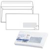 Envelopes E65 (110x220 mm), right window, tear strip, white, SET of 50 PCs., inner sealing
