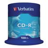VERBATIM / CD-R discs 700 Mb 52x Cake Box, SET 100 pcs.