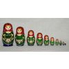 Вятский сувенир / Inlaid nesting doll 12 pr.