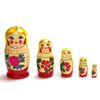 Семеновская роспись / Sudarushka - traditional matryoshka, 5 dolls