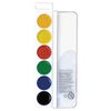 Watercolors "Zoo" 6 colors, honey, without a brush, plastic box
