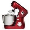 Mixer planetary KITFORT KT-1308-1, 600 W, 6 speeds, 3 nozzles, metal bowl 4.2 liters, red