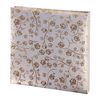 BRAUBERG wedding photo album, 20 magnetic sheets 30х32 cm, textured leather, white gold