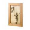 Золотая антилопа / Picture-panel "Guy with a rose" without illumination on onyx stone