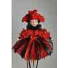 Академия кукол / Doll Academy / Hanging doll "Columbine" (red)