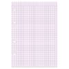 BRAUBERG / Replacement block for a notebook on rings, A5, 80 sh., "Pink" / 12 pcs.
