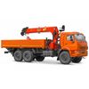Vehículo de a bordo 65861-322-06 CON CMU PALFINGER INMAN IT-150 sobre chasis KAMAZ-43118