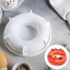 Доляна / Forme pour desserts mousse et pâtisseries "Donut", 17,3 × 4,3 cm, blanc
