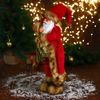 Зимнее волшебство / Doll "Santa Claus in a golden caftan, with a wreath"