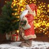 Зимнее волшебство / Doll "Santa Claus, in a red plaid coat with gifts"