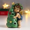 Сималенд / Light souvenir "Angel-baby with a Christmas wreath, with a Christmas tree"