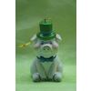 Ярославская майолика / Christmas tree toy "Pig in a cylinder", 4 pieces