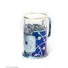 Zirconia cup holder with crystal glass in a box