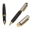 A set of Pierre Cardin ball pen & Rollerball pen case, black/silver, brass, blue