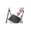 Stepladder steel + aluminum K60 StandartLine 2 wide steps with mat Hailo