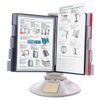 BRAUBERG / Demonstration system "SOLID" tabletop for 10 panels, with 10 color panels A4, gray