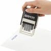 GRM / Dater-mini month in digits, imprint 22x4 mm blue, GRM 4820 BANK