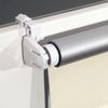 Curtain roll lightproof BRABIX 50x175 cm, cream/silver