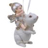 Kaemingk / Brinquedo árvore de natal Elf Veilr - Ville de Elfique 8 cm, pingente