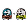 Фабрика Рекламных Технологий / Decal on textiles Allosaurus of Astrix