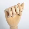 Calligrata / Wooden artistic model "Man's right hand", 31 cm