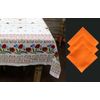 Мастерская подарков / Gift workshop / Matting tablecloth "Poppies" with napkins