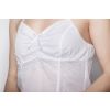 Снежинка / Snowflake / Women's night shirt "Sweet fantasies" mini with lace