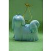 Ярославская майолика / Christmas tree toy "Maltese lapdog Alba"