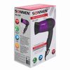Fen SONNEN HD-209, 1200 W, 2 speed modes, folding pen, black/purple