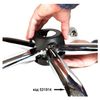 The lining-skin for the chrome five-beam N'004, the plastic black