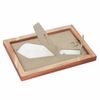 Frame 10x15 cm, wood, baguette 18 mm, BRAUBERG "HIT", dark cherry, glass, stand