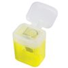 STAFF sharpener "Basic", with container and lid, rectangular, blue-tinted meats
