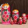 Сималенд / Matryoshka "Violets", 5 dolls