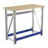PRAKTIK / Metal workbench "Master" No. 102, 900x1000x500 mm, plywood tabletop