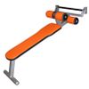 Bench for a press hinged