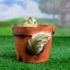 Хорошие сувениры / Jardinière figurée "Ecureuil en pot les pieds dehors"