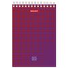 BRAUBERG  / Notebook "Monophonic", 80 sheets A5 (147x207 mm), comb, hard cardboard, cage