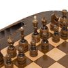 GamesDealer / Шахматы + нарды резные "Овальные" 40, Haleyan